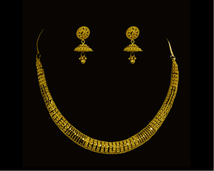 22K Gold Necklace Set